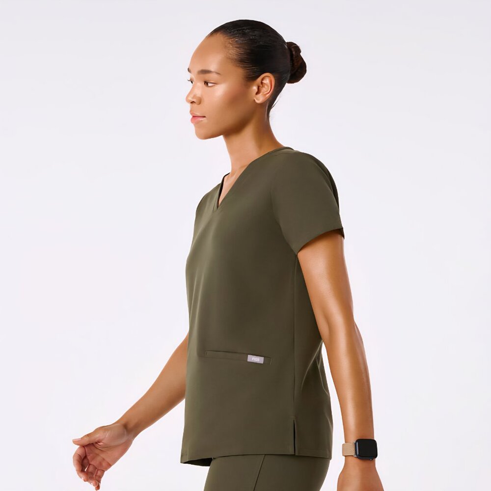 NWT FIGS "Casma" Three-Pocket Scrub Top & "Zamora" Joggers Scrub Pants-Sz:2 XLrg - Picture 11 of 17